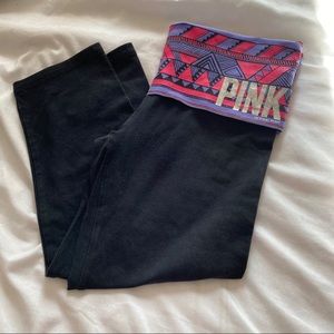 PINK Cropped Yogas